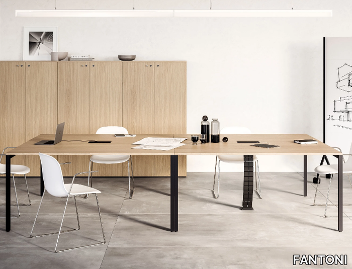 FRAMEWORK 2.0 - Rectangular meeting table _ FANTONI