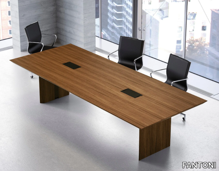 MULTIPLICEO - Wooden meeting table _ FANTONI