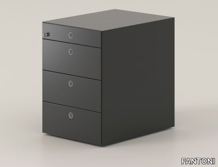 MÈTA - Office drawer unit with lock _ FANTONI