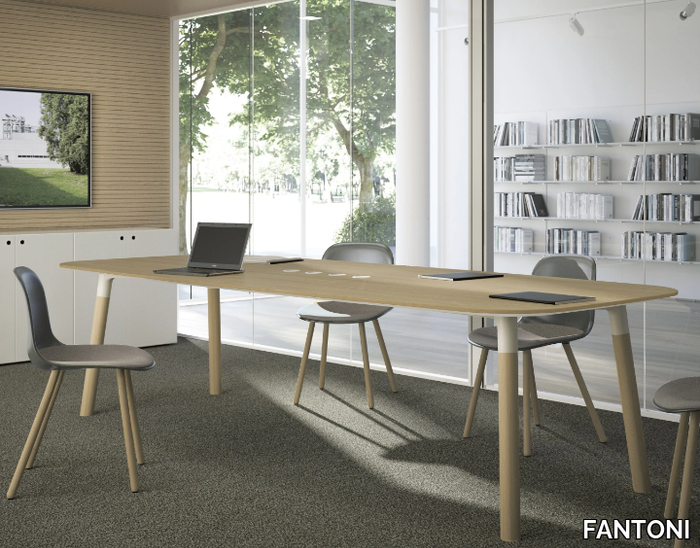 WOODS - Beech meeting table _ FANTONI