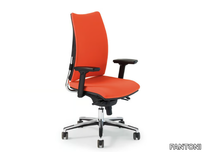 THYME OPERATIVE - Swivel fabric office chair with armrests _ FANTONI