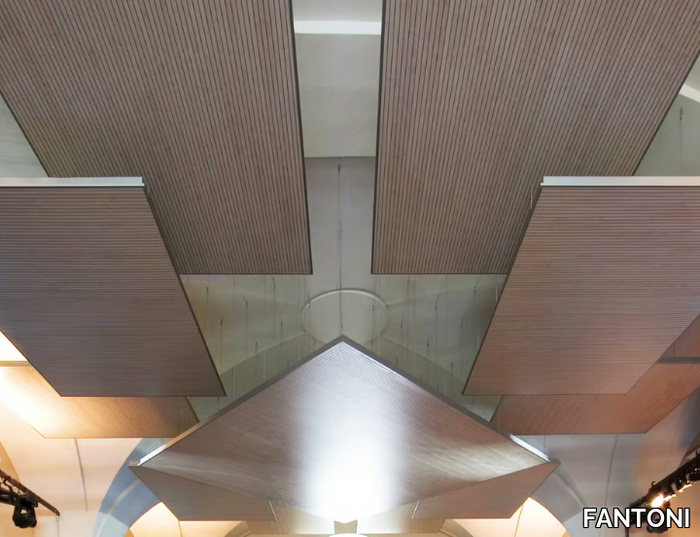 ISLE - MDF acoustic ceiling clouds _ FANTONI