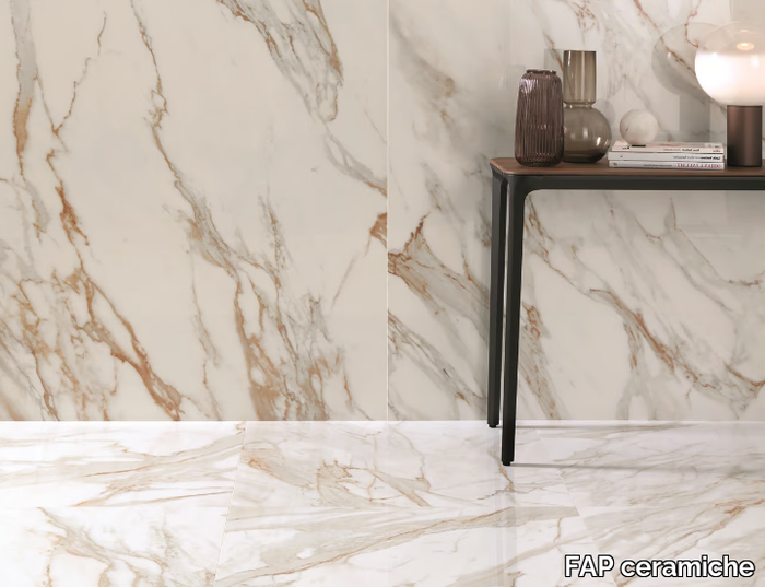 ROMA GOLD - Porcelain stoneware wall/floor tiles with marble effect _ FAP ceramiche