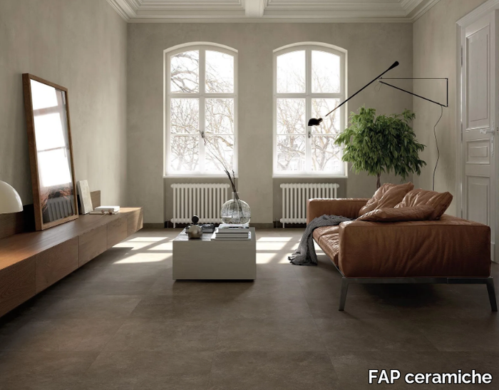 NOBU - Porcelain stoneware wall/floor tiles with concrete effect _ FAP ceramiche