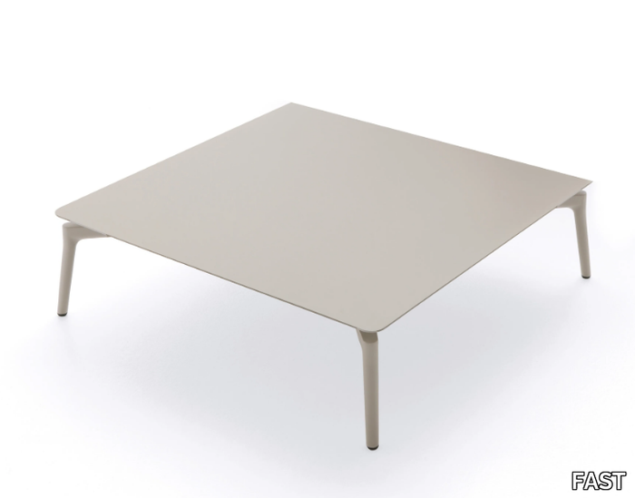 AIKANA - Low aluminium garden side table _ FAST