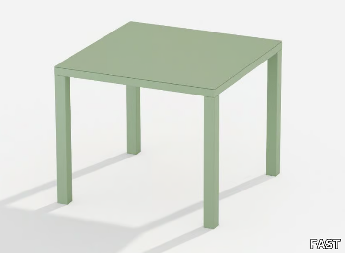 EASY - Square aluminium garden table _ FAST