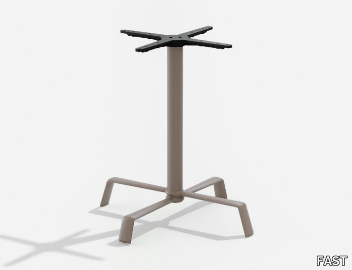 ELICA - Aluminium table base with 4-spoke base _ FAST