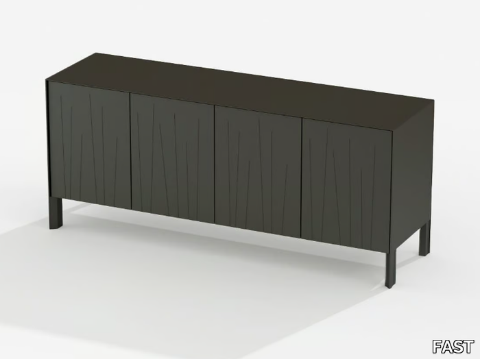 NINFEA - Painted aluminium sideboard _ FAST