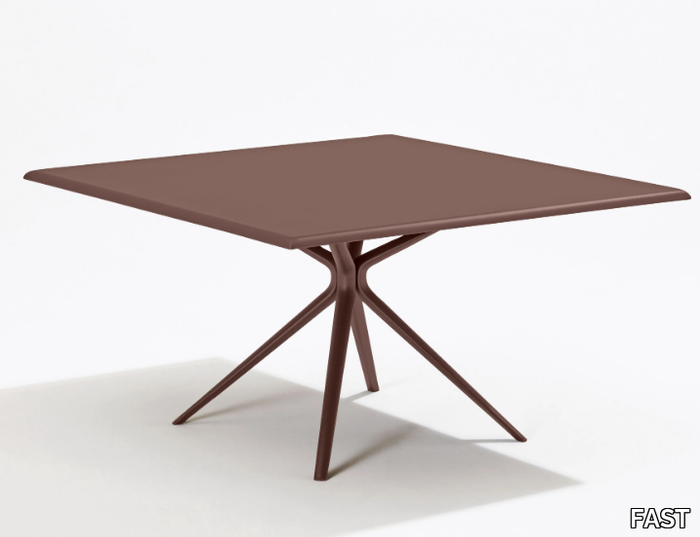 MOAI - Square aluminium garden table _ FAST