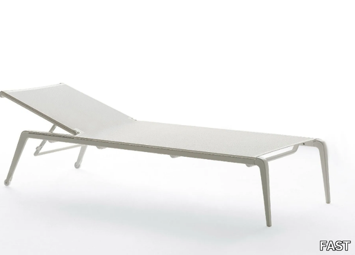 USHUAIA - Stackable Recliner aluminium sun lounger _ FAST