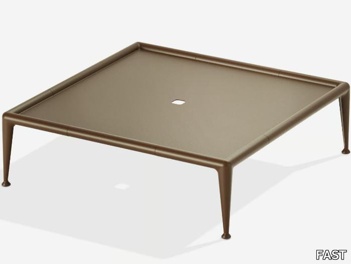 NEW JOINT - Square aluminium garden side table _ FAST