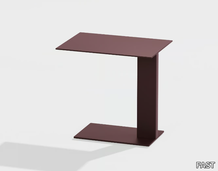 SOLARIS - Aluminium garden side table _ FAST