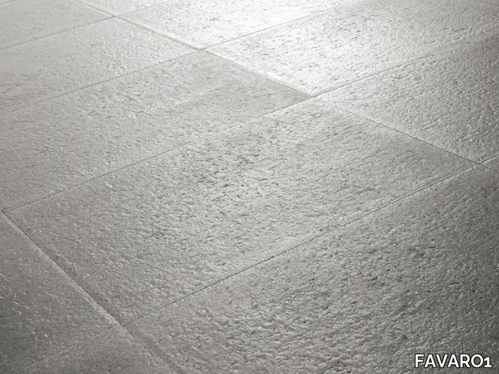 CONFINI - Cement outdoor floor tiles with stone effect _ FAVARO1