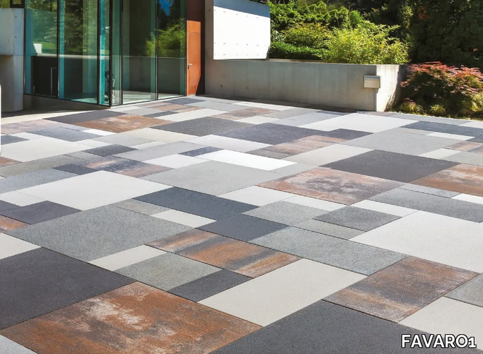 MEGA - Marble grit outdoor floor tiles _ FAVARO1