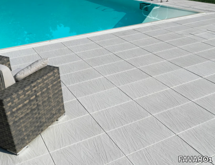 PIETRA DI TORINO - Concrete outdoor floor tiles with stone effect _ FAVARO1