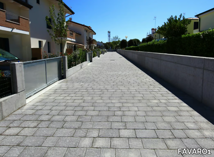 BORGO LAVAGNA - Cement outdoor floor tiles with stone effect _ FAVARO1