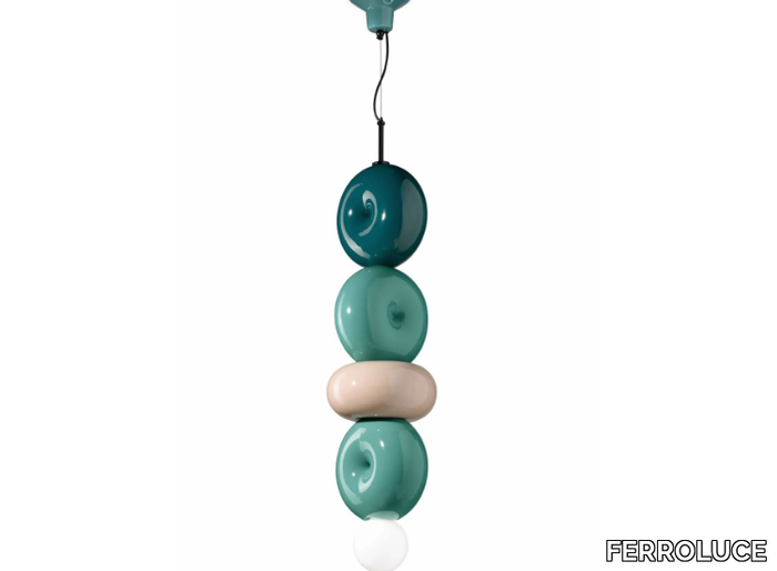 BUMBUM C2754/C2764 MIX - Ceramic pendant lamp _ FERROLUCE