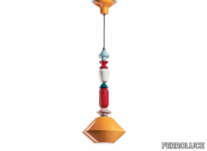 LARIAT C2511 - Ceramic pendant lamp _ FERROLUCE