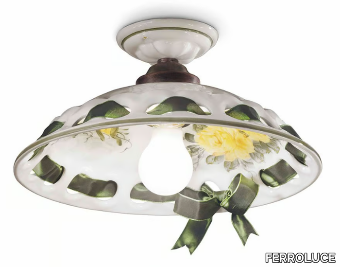 NAPOLI - Ceramic ceiling light _ FERROLUCE