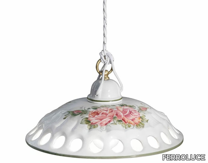 NAPOLI - Ceramic pendant lamp _ FERROLUCE