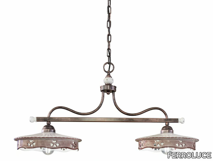 ALESSANDRIA - Ceramic chandelier _ FERROLUCE