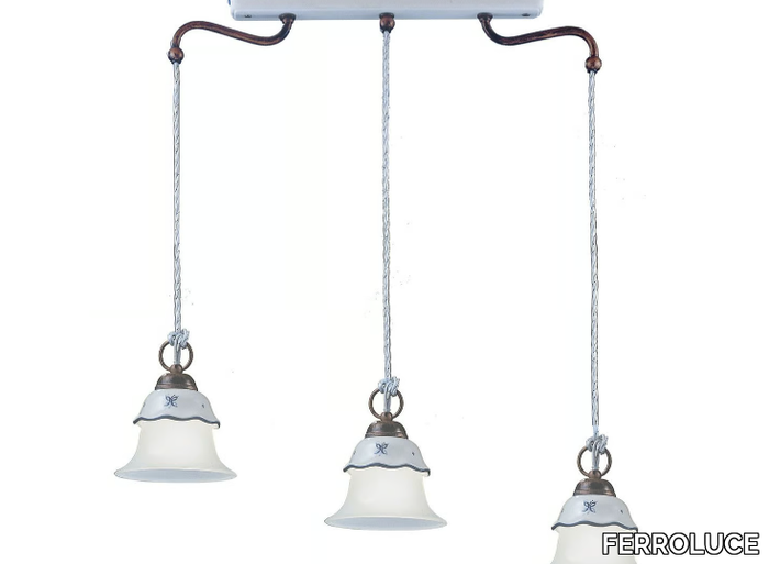 FERRARA - Ceramic chandelier _ FERROLUCE