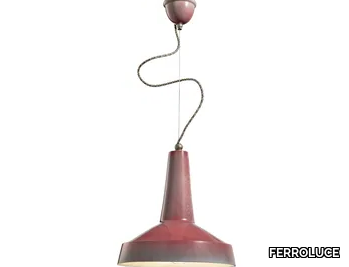 VINTAGE - Ceramic pendant lamp _ FERROLUCE