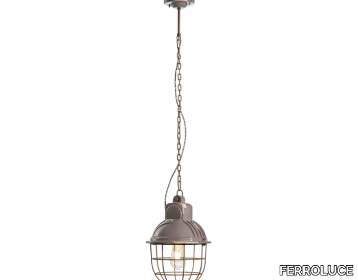 INDUSTRIAL - Ceramic pendant lamp _ FERROLUCE