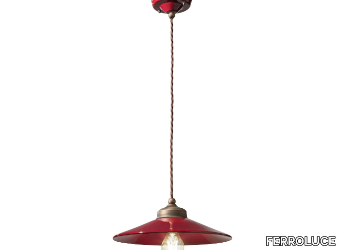 COLORS - Ceramic pendant lamp _ FERROLUCE