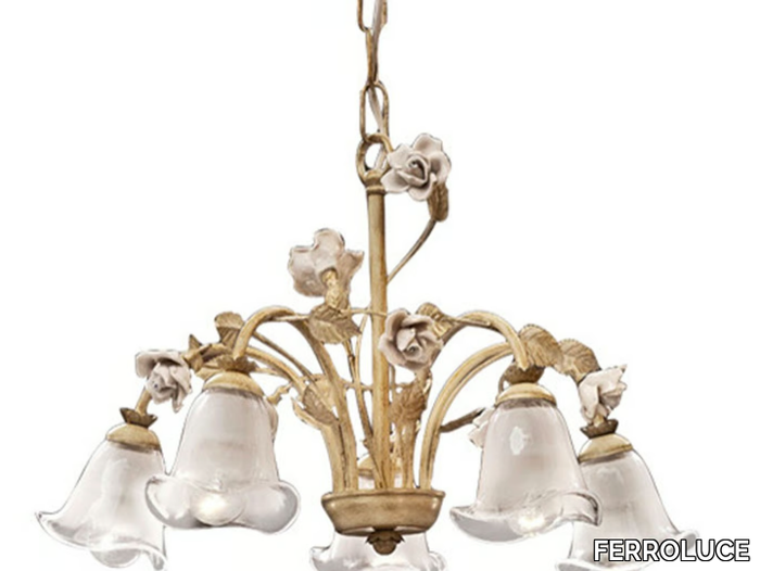 SIENA - Ceramic chandelier _ FERROLUCE