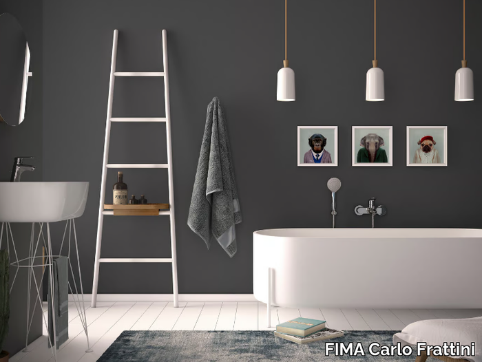 SPOT F3004 - Wall-mounted bathtub mixer with overhead shower _ FIMA Carlo Frattini