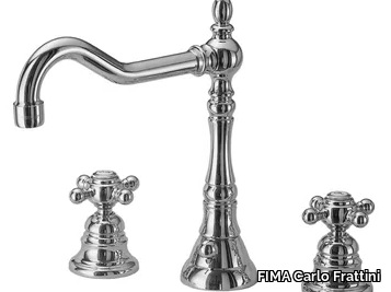 ELIZABETH F5081 - 3 hole countertop washbasin tap _ FIMA Carlo Frattini