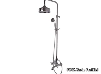 ELIZABETH F5084/2 - Wall-mounted shower panel with overhead shower _ FIMA Carlo Frattini