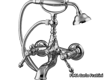 EPOQUE F5054 - 2 hole wall-mounted bathtub tap with hand shower _ FIMA Carlo Frattini