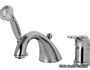 LAMP F3314 - 3 hole bathtub mixer with hand shower _ FIMA Carlo Frattini