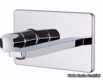 NOMOS GO F4201X5 - Wall-mounted chromed brass washbasin mixer _ FIMA Carlo Frattini