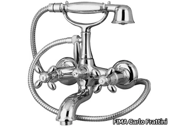 OLIVIA F5004 - 2 hole wall-mounted bathtub tap with hand shower _ FIMA Carlo Frattini