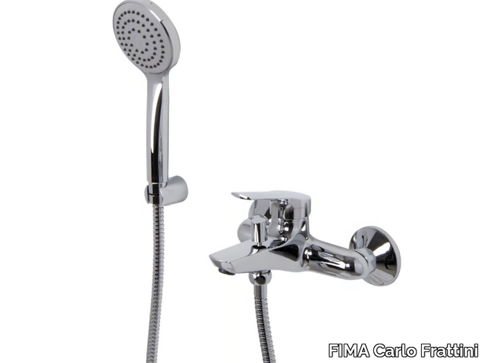 SERIE 4 F3764 - Wall-mounted bathtub mixer with hand shower _ FIMA Carlo Frattini