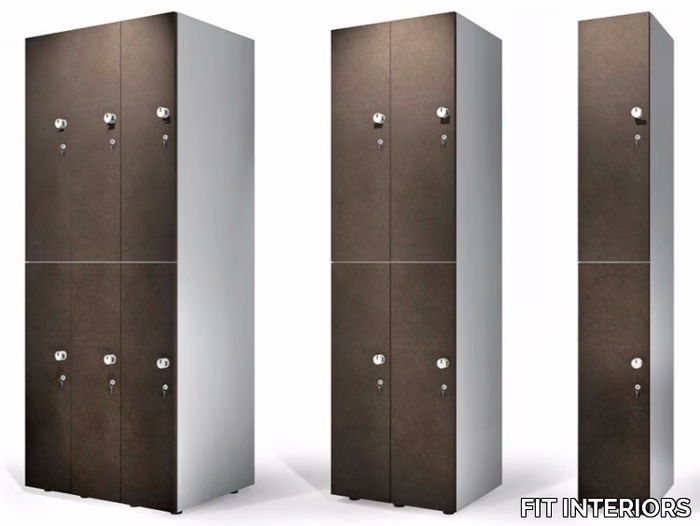 NORMA - Melamine-faced chipboard Locker _ FIT INTERIORS