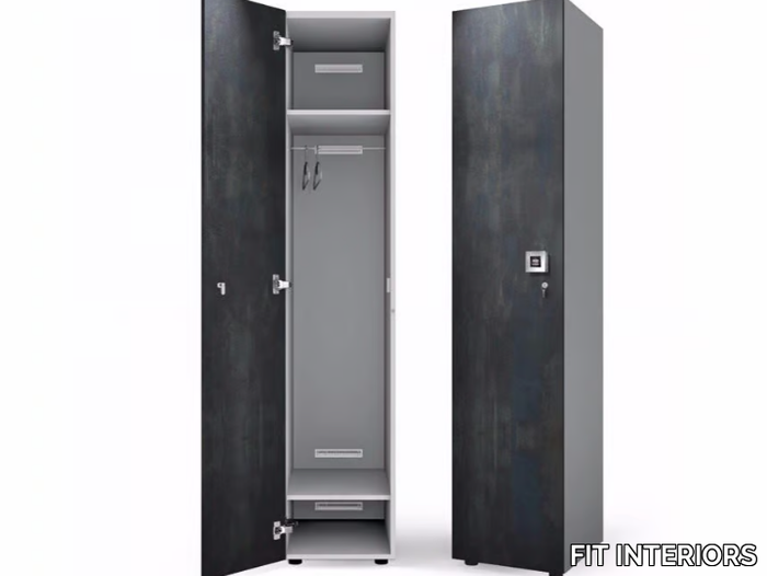 ATELIER - Melamine-faced chipboard Locker _ FIT INTERIORS
