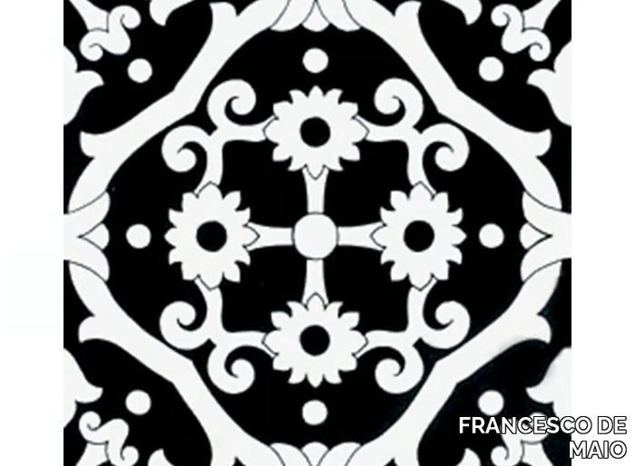 FIORI SCURI TOVERE NERO - Ceramic wall tiles / flooring _ FRANCESCO DE MAIO