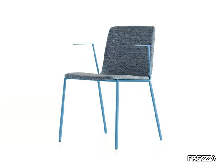 YO - Fabric chair with armrests _ FREZZA