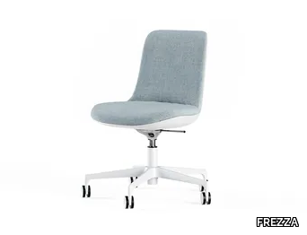 FIOR DI LOTO - Office chair with 5-Spoke base and Baydur® backrest cover _ FREZZA