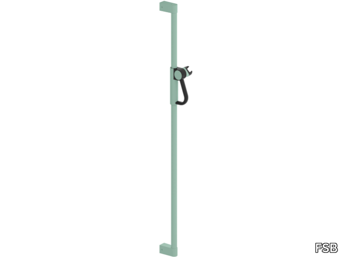 ERGOSYSTEM® A100 - Aluminium shower wallbar with hose _ FSB