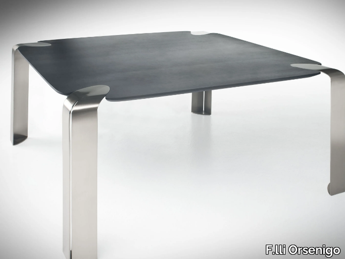 FLOW - Square crystal table _ F.lli Orsenigo