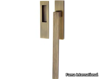 ARTWORK AS1102-P11-BGO - Brass pull handle for sliding doors _ Fama International