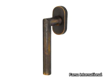 GAUDIUM MG3393 - DK bronze window handle on rose _ Fama International