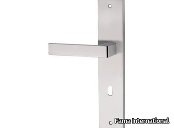 ITALIAN DESIGN - CALENDULA-PLACCA - Door handle on back plate _ Fama International