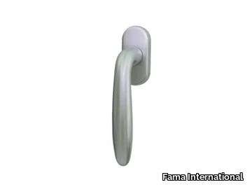 ITALIAN DESIGN - LAVANDA-DK - DK brass window handle on rose _ Fama International