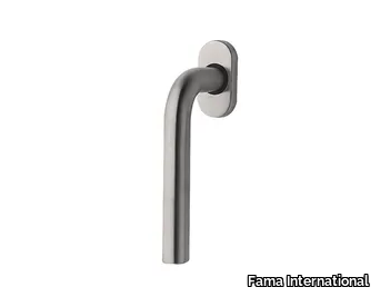 ITALIAN DESIGN - LONDON-DK - DK steel window handle on rose _ Fama International